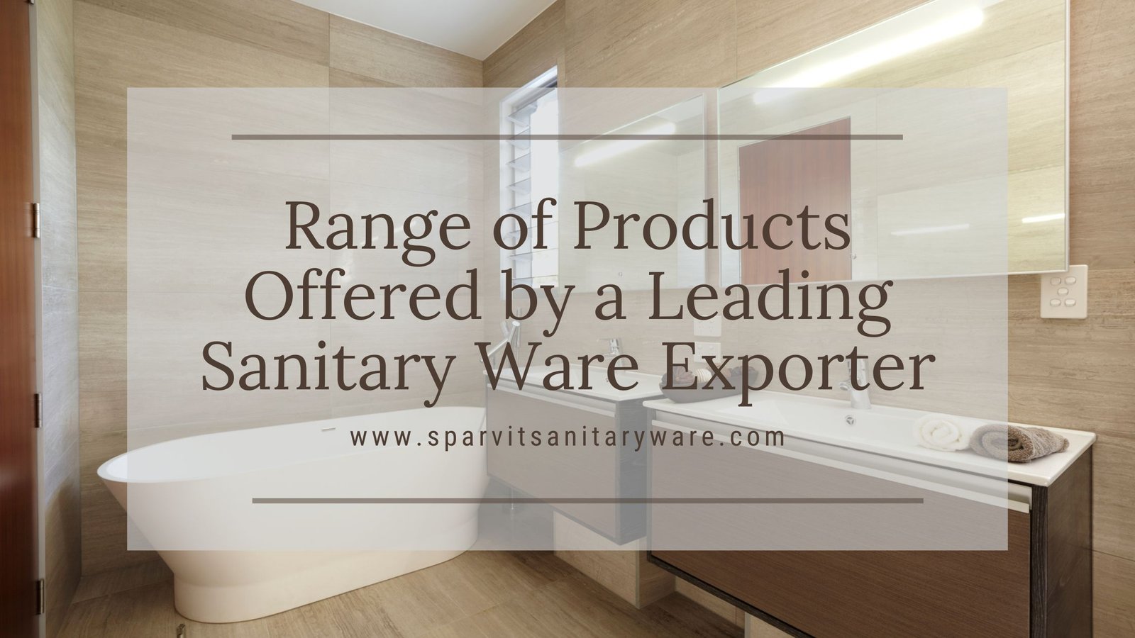 sanitary ware exporter