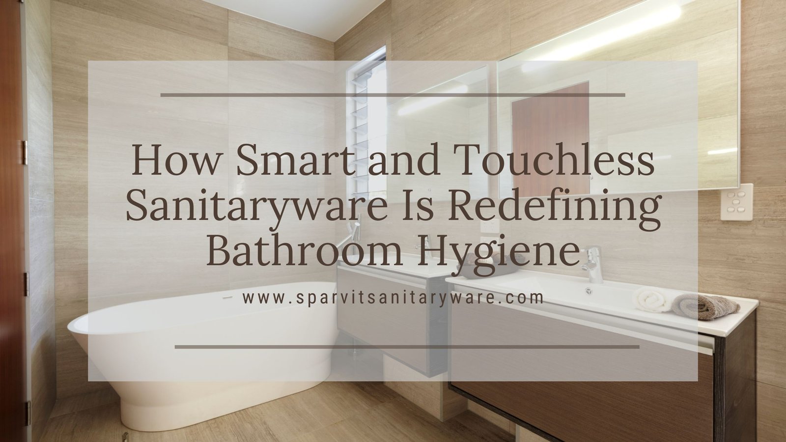smart and touchless sanitaryware