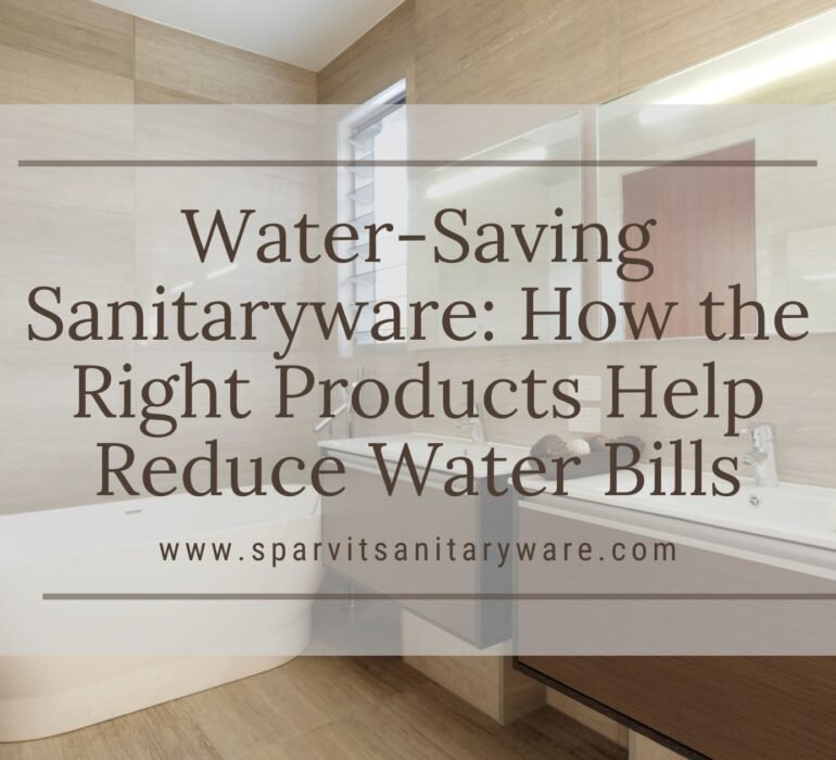 Water-Saving Sanitaryware